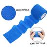 Healvian 9pcs Self-Adhesive Elastic Ankle Wrap Compression Tape for Athletes Medical Tape Wraps for Knees Stretchy Stretch Elastic Bandage First Aid for Sports view 4