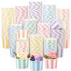 Aodaer 300 Pack Paper Ice Cream Cups 8 Ounces Disposable Dessert Bowls Ice Cream Containers Soup Snack Dessert Yogurt Sundae Bowls for Cold & Hot Foods, Birthday Party Bar Supplies, 6 Colors view 1