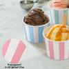 Aodaer 300 Pack Paper Ice Cream Cups 8 Ounces Disposable Dessert Bowls Ice Cream Containers Soup Snack Dessert Yogurt Sundae Bowls for Cold & Hot Foods, Birthday Party Bar Supplies, 6 Colors view 4