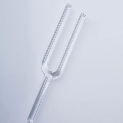 ObuMi Crystal Tuning Forks 25mm, Clear Powerful Tone Good for Stress Relief, with Striker, for Yoga Meditation Sound Therapy(C Note,440 HZ)