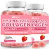 Sugar Free Collagen Gummies for Women, Collagen Protein Type I,II,III,V,X with Biotin Vitamin C D B12, Hydrolyzed Collagen Peptides Gummies for Immune Digestion Skin Hair Nails Energy Bone view 1