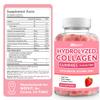 Sugar Free Collagen Gummies for Women, Collagen Protein Type I,II,III,V,X with Biotin Vitamin C D B12, Hydrolyzed Collagen Peptides Gummies for Immune Digestion Skin Hair Nails Energy Bone view 2