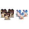 Atkins Caf au Lait Iced Coffee Protein Shake, 15g Protein, Low Glycemic, 3g Net Carb, 1g Sugar & Strawberry Protein Shake, 15g Protein, Low Glycemic, 2g Net Carb, 1g Sugar, Keto Friendly view 1