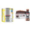 C4 Ripped Sport Pre Workout Powder Arctic Snow Cone & Muscle Milk Pro Advanced Nutrition Protein Shake, Knockout Chocolate, 11.16 Fl Oz (Pack of 12) view 1