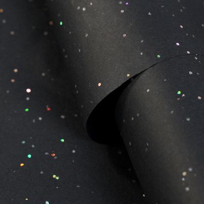 Bobobag 50 Sheets 20"X28" Full Size Gift Wrapping Tissue Paper,Black Glitter Tissue Paper Bulk for Gift Bags, Wedding Birthday Showers Arts Craft Party Decoration
