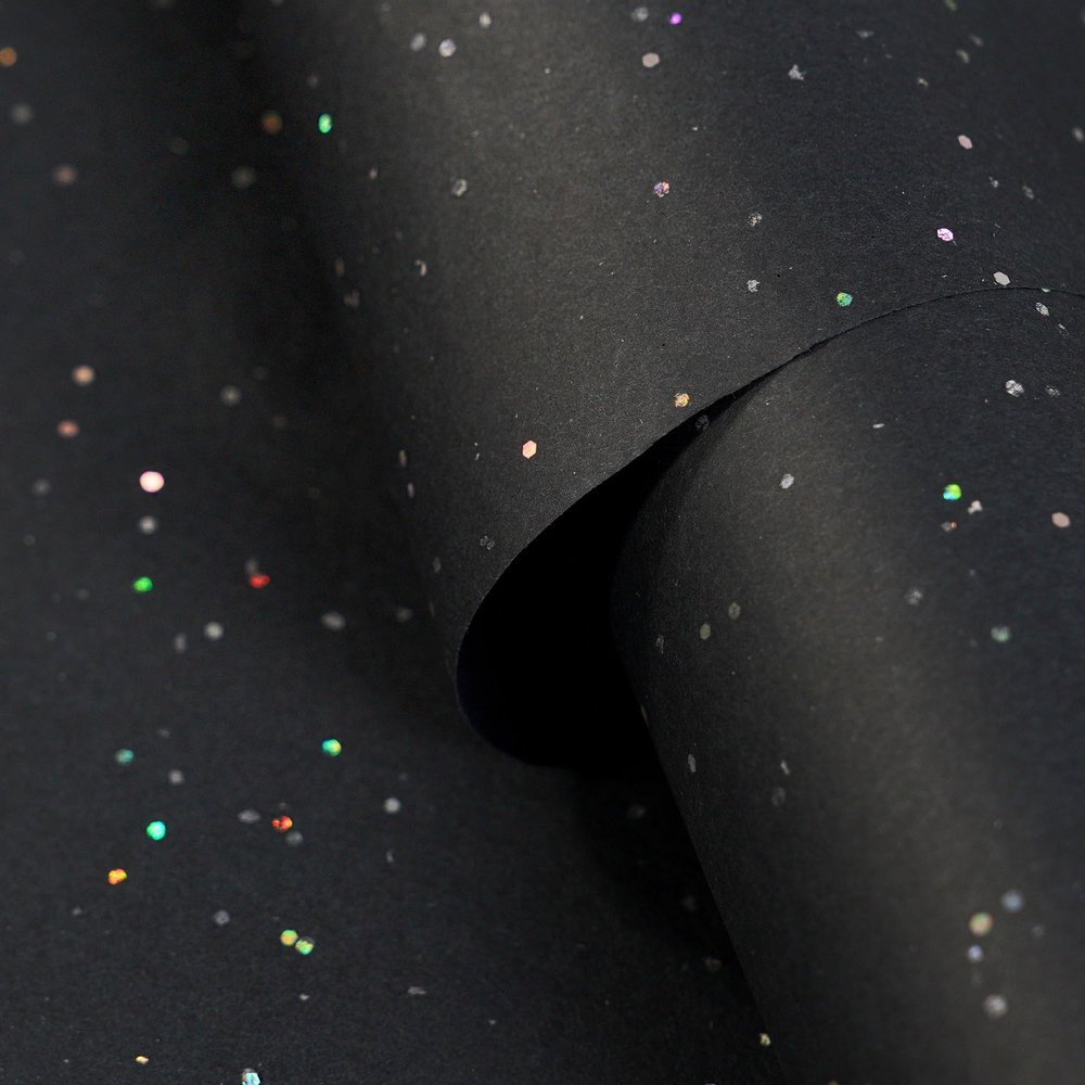 Bobobag 50 Sheets 20"X28" Full Size Gift Wrapping Tissue Paper,Black Glitter Tissue Paper Bulk for Gift Bags, Wedding Birthday Showers Arts Craft Party Decoration