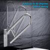 304 Stainless Steel Bathroom Toilet Handrail Folding Elderly Bathroom Safety Non-Slip Barrier-Free Handle Railing view 2