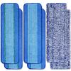 6 Pack Microfiber Cleaning Pads for Mop Hardwood Floor Cleaner Mop Replacement,Deep Microfiber Cleaning Pad ing Pad Wet Mop Dry Mop Cleaner (Light Blue) view 1