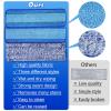 6 Pack Microfiber Cleaning Pads for Mop Hardwood Floor Cleaner Mop Replacement,Deep Microfiber Cleaning Pad ing Pad Wet Mop Dry Mop Cleaner (Light Blue) view 3