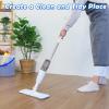 6 Pack Microfiber Cleaning Pads for Mop Hardwood Floor Cleaner Mop Replacement,Deep Microfiber Cleaning Pad ing Pad Wet Mop Dry Mop Cleaner (Light Blue) view 4