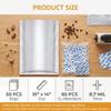 50 Pack 1 Gallon Mylar Bags for Food Storage with Oxygen Absorbers for Rice, Grains, Coffee Beans and Emergency Long Term Food Storage view 2