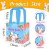 12Pack Easter Egg Hunt Bags with Handles, Waterproof Bunny Egg Easter Gift Bags, Non-Woven Easter Tote Bag for Easter Baskets, Easter Party Supplies 8.37.95.9inch, 12 Unique Patterns view 2