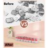VORDRASSIL P-80 Daily Contact Lens Organizer with Remover & Tweezer, Disposable Lens Dispenser, Clear Plastic Box for All Brands (Pink) view 4