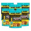 Snak Club x Hot Ones Smoky Sweet Snack Mix, Spicy Snack with Peanuts, Pretzels, Sesame Sticks, Toasted Corn & Cashews, Inspired by Hot Ones Hot Sauce, 10 oz Resealable Bag (6 Count) view 1