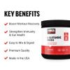 Force Factor L-Glutamine Powder for Post Workout Recovery, Muscle Recovery, Healthy Muscle Function, and Immunity, 5000mg/5g Glutamine Supplement, Vegan, Non-GMO, 60 Servings view 2