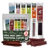 Buffalo Bob's Wild Game Meat Snacks (6 Pack), Beef Jerky Gift Set, Pork Jerky Sampler Variety, Snack Baskets for Men, Premium Gifts for Dad, Meat Gift Box, Assorted Snacks for Men | Traditional Pack view 1