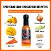 13 Stars Premium Hot Sauce, Veteran Owned, Made in America - Flavor & Heat (Tango Mango) view 4