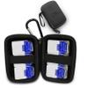 CASEMATIX Travel Case for Contact Lenses Fits 12 Daily Disposable Contacts in a Compact Dual-sided Storage Case with Clip On Carabiner - Includes Daily Contact Lens Case Only view 1