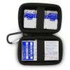 CASEMATIX Travel Case for Contact Lenses Fits 12 Daily Disposable Contacts in a Compact Dual-sided Storage Case with Clip On Carabiner - Includes Daily Contact Lens Case Only view 4