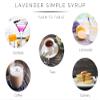 Lavender Lane Lavender Vanilla Simple Syrup, 9 oz - USA Farm Exraction, For Tea, Coffee, Cocktails, Mocktails, Cooking view 3
