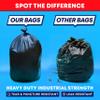 Trash Bags 30-33 Gallon Contractor 2 MIL Heavy Duty (Huge 108 Bags w/Ties) Construction Garbage Bags, 32-33 Gallon Trash Bags Heavy Duty Garbage Bags, Extra Large Trash Bag for Industrial & Commercial view 4