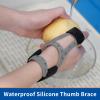 Willcom Silicone Thumb Brace for Arthritis Pain Relief, Semi-rigid Support for De Quervains, Trigger Finger, Women & Men, Right & Left Hands (Medium 6.3-7.3 inch) view 4