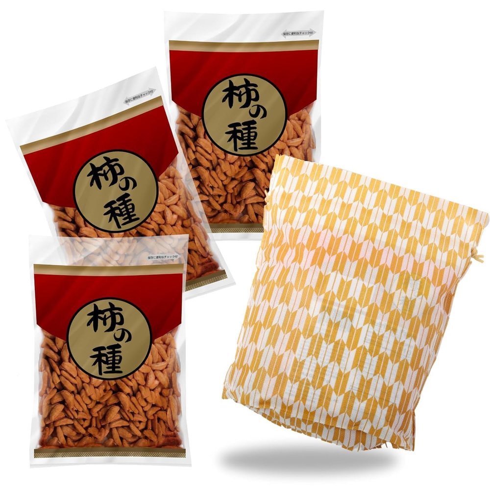 MINOYA Rice Crackers Japanese Kakinotane Mochi Crunch Arare Made in JAPAN (170g x 3)