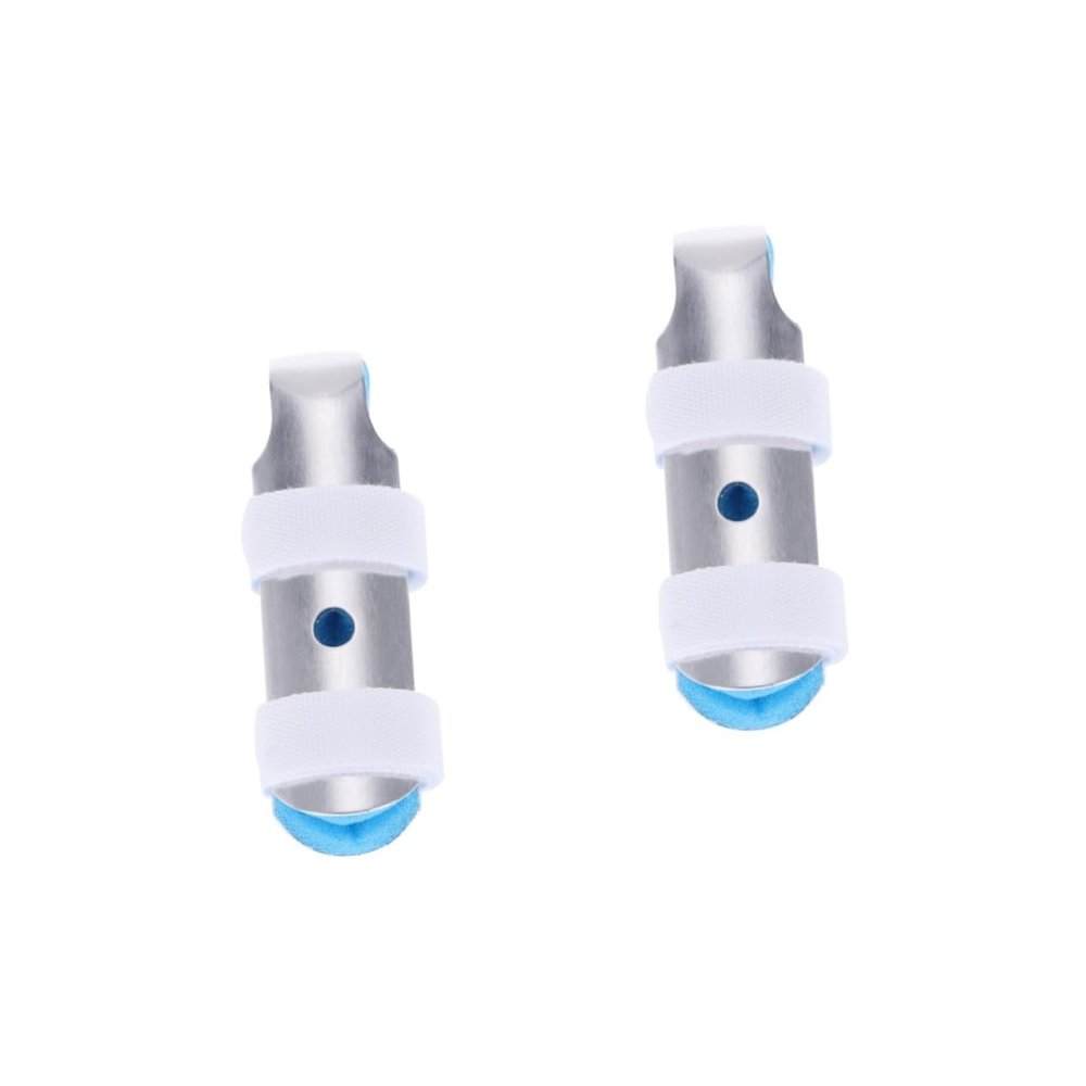 Mobestech 2pcs Thumb Brace Finger Cot Finger Splint Support Brace Fixing Guard Protector for Right Hand Joint Protection