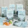 12pcs Adventure Awaits Baby Shower Goodie Bags for Party Favor Let The Adventure Begin Treat Bag Travel Themed Candy Bag Mountain Forest Woodland Gift Bags Birthday Party Supply Decoration 5.9*3.2*8.3 view 4