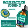 owegel Berberine HCL Supplement with Ceylon Cinnamon - Highly Absorbable Liposomal Berberine Liquid Drops 3000mg- 12 in 1 Natural Ingredients - AMPK Activator - 2 Fl Oz view 3