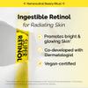 VITALBEAUTIE Super Retinol - Ingestible Liposomal Retinol & Vitamin C 1000mg Powder - Vegan K-Beauty Skin Supplement for Radiant Glass Skin & Tone, Dark Spot Care, 30 Packets view 2