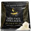Silk Face Collagen - Collagen Peptides Powder for Women, Face and Neck 14g Protein | Ultra Low Molecular Weight Collagen  for Skin, Hair, Nail, Joint & Gut Health, 15.87 oz (450g) Coc March view 1