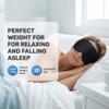 Weighted Eye Mask for Sleeping 2 Pack: Gentle Pressure Blackout Sleep Mask - Zero Eye Pressure Lash Extension Eye Covers Women Men - Airplane Travel Essentials, Memory Foam, Black Pink view 2