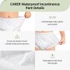 Carer Pull-On Waterproof Underwear Unisex Washable Diaper Cover for Incontinence Waterproof,Durable Leakproof Underwear for Incontinence to Use with Diapers & Briefs for Added Leakage Protection view 3