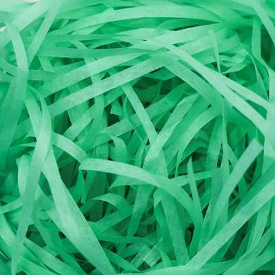 ZHODR Cut Paper Shred Filler for Gift Boxes,2 LB Easter Basket Filler, Filler for Wrapping Gifts, Crafting Activities, Display Merchandise, Weight and Many Color Options (spring green)