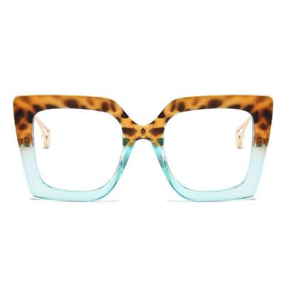 AOOLIA Cat Eye Reading Glasses for Women Vintage Multicolor Full Rim Multicolor Blue Light Blocking TR90 Reader Eyeglasses (Leopard, 3, x)