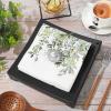 100Pcs Greenery Paper Napkins Watercolor Green Leaves Luncheon Spring Disposable Dessert Dinner Hand Napkin for Wedding Baby Shower Birthday Supplies view 3