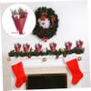 Yardenfun 1pc Dried Flower Bouquet for Thanksgiving and Christmas Decoration PVC Case for Anniversaries Birthdays and Crafts view 2