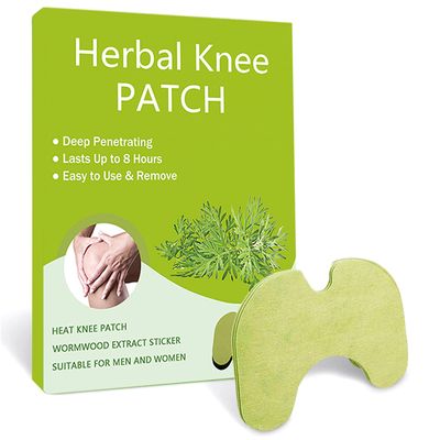Kisinly Herbal Knee Patches, 50 Pcs Natural Knee Relief Patch, Herbal Wormwood Warming Extract Sticker for Knee, Back