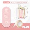 20 Pack Stemless Wine Glass Gift Boxes With Clear Window - Favor Boxes for Gifting - Can Hold 15oz Glass - Bachelorette Party Wedding view 2