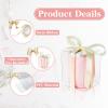 20 Pack Stemless Wine Glass Gift Boxes With Clear Window - Favor Boxes for Gifting - Can Hold 15oz Glass - Bachelorette Party Wedding view 3