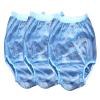 NineLife Basics Incontinence Cover Washable Leakproof Underwear Plastic Shorts Blue,Pack of 3 (Large) view 1