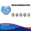 NineLife Basics Incontinence Cover Washable Leakproof Underwear Plastic Shorts Blue,Pack of 3 (Large) view 3