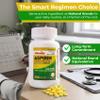 TIME-Cap Labs 500 Tablets Low Dose Aspirin 81mg Enteric Coated - NSAID Pain Reliever & Fever Reducer for Adults, Helps with Minor Aches, Headaches, Muscle Pain, Toothaches, and Joint Discomfort view 4