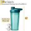 Mr. Pen- Shaker Bottles for Protein Mixes with Twist Cap, 28 oz, Protein Shaker Bottle with Wire Whisk Ball, Shaker Cup, Mixer Bottle view 2