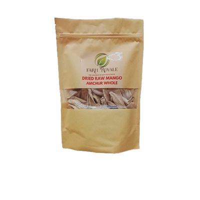 Farm Royale Dried Raw Mango/Amchur Whole-1 k.g.||100% Pure and Natural||Shudh||Handpicked Material||Export quality