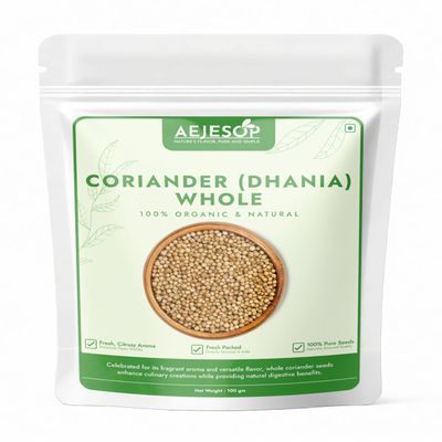AEJESOP Coriander Seeds Whole, 3.5oz(100g)
