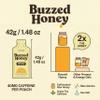 Buzzed Honey Go Packs, Raw Honey Energy Gel with Green Tea Caffeine, Beta-Alanine & Electrolytes, Real Food Fuel for Running, Cycling & Workouts, 4 Ingredients, No Artificial Additives, 12 Count 1oz view 3