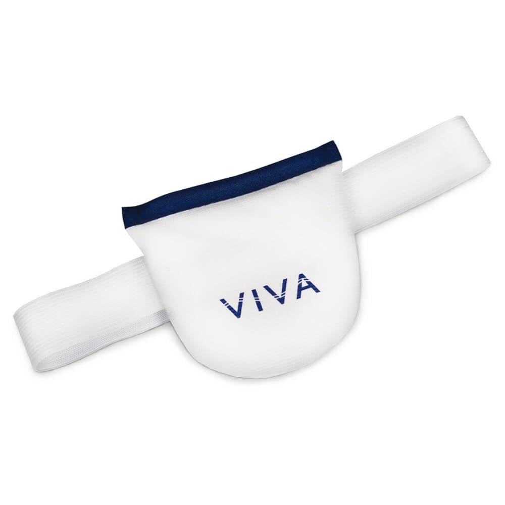 Viva Mask Single | On The Go Moist Heat Dry Eye Care Compress | Microwave Activated | Dry Eye Irritation Relief | Reusable, Non-allergenic, Washable | White