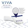Viva Mask Single | On The Go Moist Heat Dry Eye Care Compress | Microwave Activated | Dry Eye Irritation Relief | Reusable, Non-allergenic, Washable | White view 2